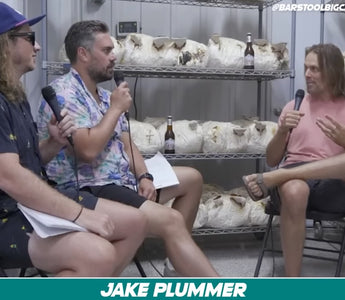Pardon My Take visits Jake Plummer's mushroom farm