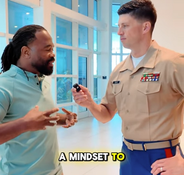 Fleet Week Highlight: Rashad Evans meets Marine Taylor Yontz