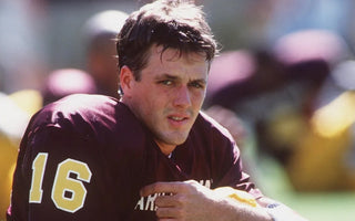 Quarterback Jake Plummer led the undefeated ASU Sun Devils football team in the late 1990s