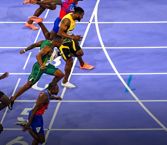 Razor-thin margins at the Olympics: Finish of the men's 100m dash