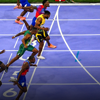 Razor-thin margins at the Olympics: Finish of the men's 100m dash