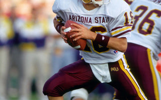 Jake Plummer playing quarterback for the undefeated 1996 ASU Sun Devils football team