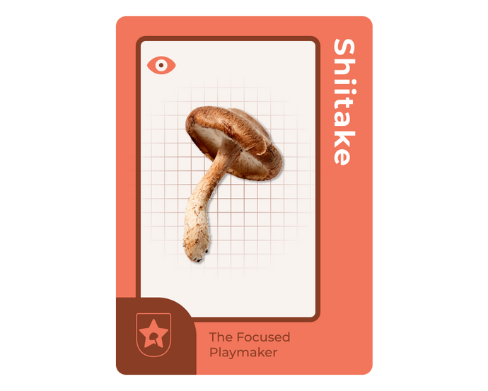 Shiitake functional mushroom for athletes: The Focused Playmaker