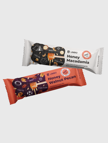Umbo All-Natural Energy Bars, featuring 2,500mg of Functional Mushrooms