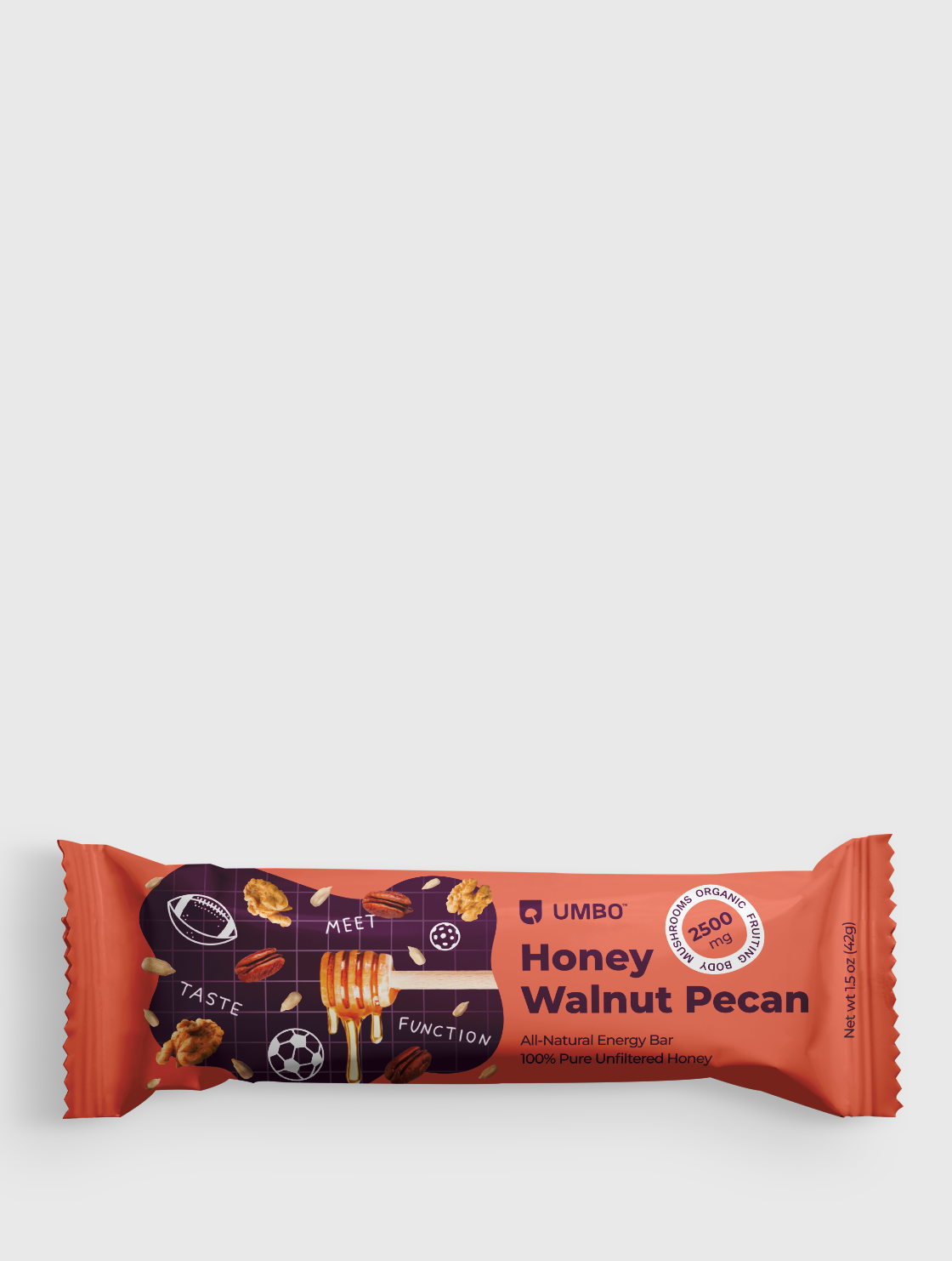 Honey Walnut Pecan All-Natural Energy Bar Caddy (12)